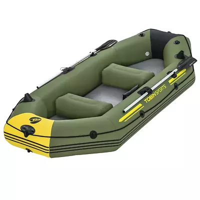 Tobin Sports Canyon Pro 3 Person Inflatable Raft Set Inflatable Boat Rib Boat • $424.99