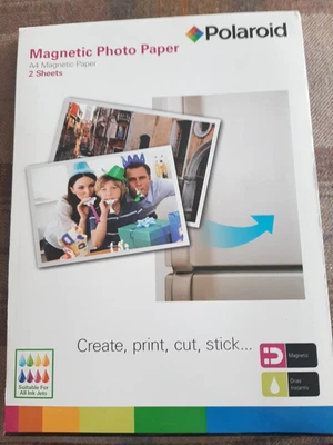 £1.99 • Buy Polaroid Magnetic Photo Paper 2 Sheets A4