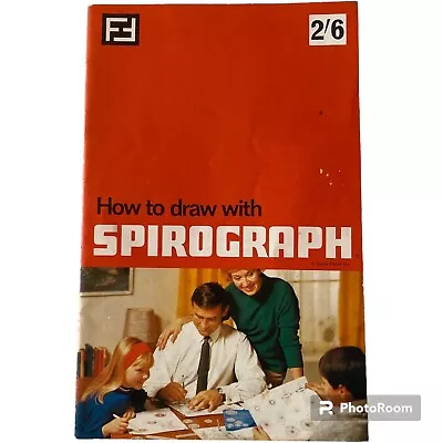 How To Draw With Spirograph Vintage 1968 Instruction Booklet Denys Fisher Toys • $24.99