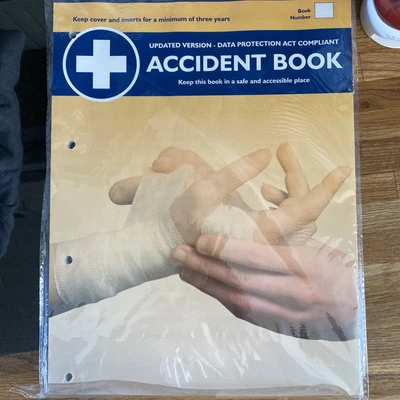 £4.50 • Buy Accident Log Book Record X 3 RRP £2.90 Each