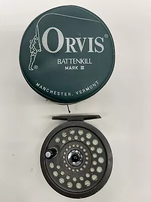 Vintage Orvis Mark III Battenkill Fly Fishing Reel With Case Made In England * • $110