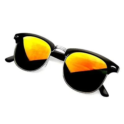 Mens Sunglasses Womens Sunglasses Vintage Retro Sunglasses Half Frame Men Women  • $9.97