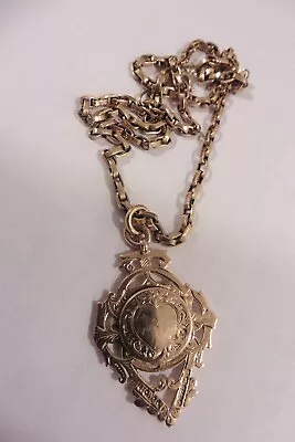 Edwardian Watch Fob - 9ct - Bir 1907 • £460