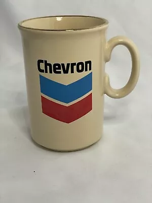 Vintage Chevron Gas Station Coffee Mug Cup Ceramic Made In England • $21.99