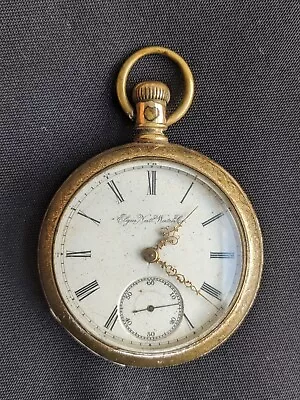 Elgin National Watch Co Pocket Safety Pinion Watch Men's Pocket Watch Vintage  • $112