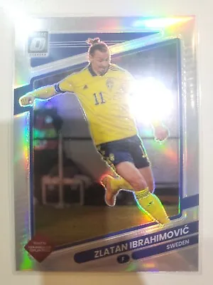 ZLATAN IBRAHIMOVIC 2021-22 Panini Donruss Optic Road To Qatar Silver Prizm • $7.99