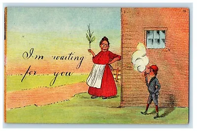 1908 Child Kid Smoking Cigar Cigarette Braddock Pennsylvania PA Antique Postcard • $19.97