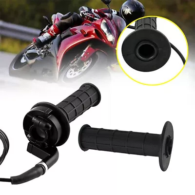 Twist Throttle Grip & Cable Fit For 7/8  50cc 70 90 150 190cc Mini Bike ATV Quad • $19.96