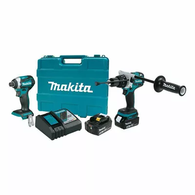 Makita XT268T 18V LXT Li-Ion Brushless Cordless 2-Piece Combo Kit • $353