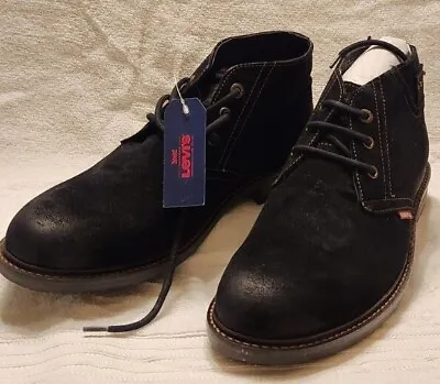 Men's Levi's Cambridge Chukka Boots - Black 4 Different Sizes • $13.95