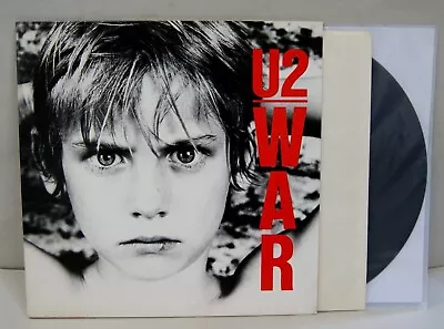 U2 'War' Vinyl LP Island 90067-1 Bloody Sunday New Years Day EX/EX R-0979 • $23.02