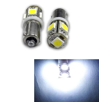 2 Cool White LED Ba9s 47830 Interior Map Dome Vanity Mirror Light Bulbs • $5.99