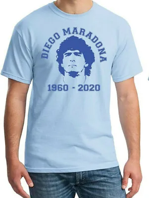 DIEGO MARADONA Hand Of God Memorial T Shirt Rest In Peace D10S DIOS Argentina • $14.99