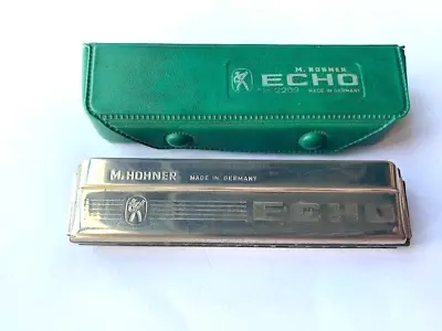 Vintage M HOHNER ECHO No 2209 HARMONICA Key C - Made In Germany • $19.95