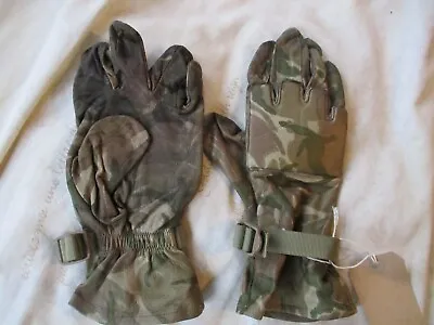 UK ISSUE Mtp Multicam LEATHER SHOOTING SNIPER Shooting COMBAT GLOVES 9 Medium • $18.05