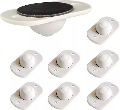 £5.76 • Buy Casoter Mini Self-Adhesive Ball Castor Set, ABS Plastic Swivel Wheels For DIY F