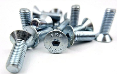 £4.09 • Buy M3 & M4 Countersunk Socket Screws High Tensile 10.9 Zinc Plated Allen Key Bolts