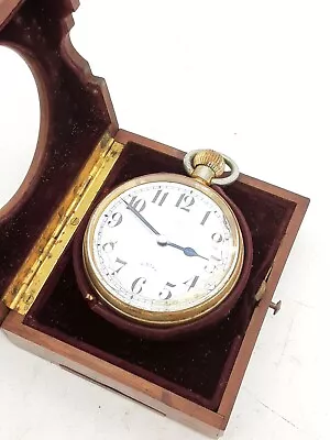 Vintage Octo Non Magnetic 8 Day Wooden Display Insert Pocket Watch Rare! • $299.99