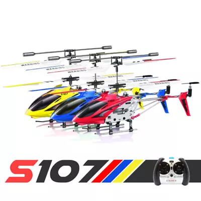 Syma RC Helicopter 3.5CH S107G Mini Aircraft Metal Remote Control GYRO For Kids • $23.98