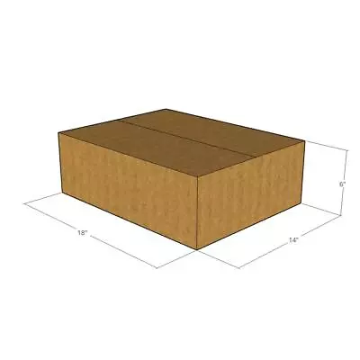 18x14x6 New Corrugated Boxes For Moving Or Shipping Needs 32 ECT • $36.11