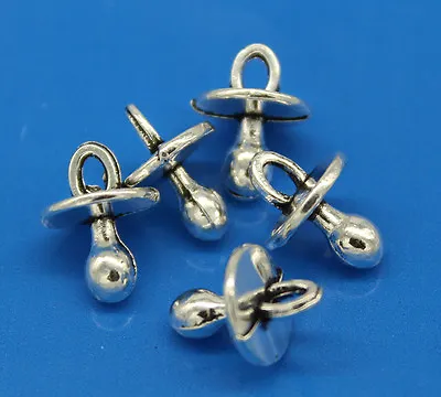  Pacifier Alloy Charm Pendants 13*10mm • $2.53