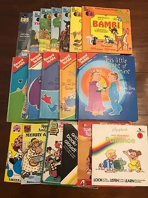 Vintage Children's Records W/Booklets Lot (You Pick Disney Especially For Chil • $3.29