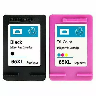 $12 • Buy Generic 65XL 65 XL Ink For HP Deskjet 2620 3720 5075 Envy 5010 5020 5030 5055