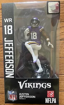 Justin Jefferson  (Minnesota Vikings) Imports Dragon NFL 6  Fig Series 3 • $54.99