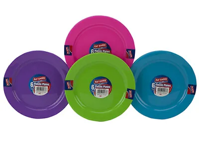 SMALL Plastic Side Plates Multi Colour Party Picnic BBQ Dinner Outdoor 18cm • £16.99