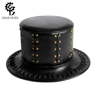 Cosplay Magic Top Hat Steampunk Women Men Gothic Punk Halloween Retro Gentleman • £38.53