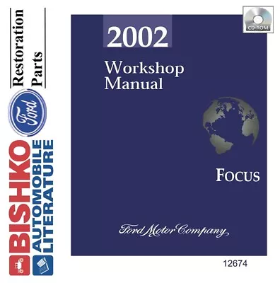 $35.99 • Buy 2002 Ford Focus Shop Service Repair Manual CD
