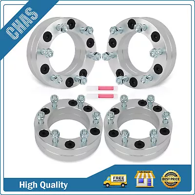 (4) 5x5.5 To 6x5.5 Wheel Adapters 2  5x139.7 Hub To 6x139.7 Wheel Fits Ram 1500 • $130.71