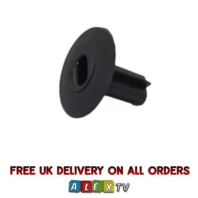 5x Hole Tidy Twin/Shotgun Grommet Cable Entry Cover Bush Feed Black Sky CCTV • £5.49