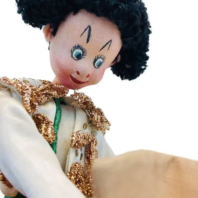 Vintage Klumpe Matador Spanish Doll Tagged • $19.95