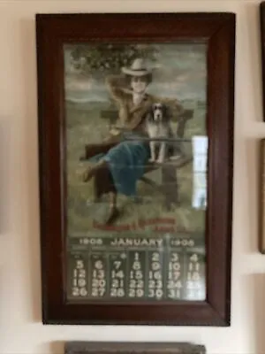 Original Vintage Calendar Poster Harrington & Richardson Arms Co • $2700