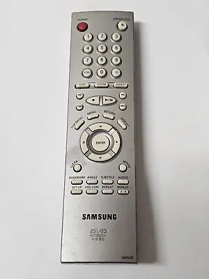 Genuine Original Samsung 00092b Dvd Remote Control Dvdm104 Dvdm105 Dvdn205 • £3.95