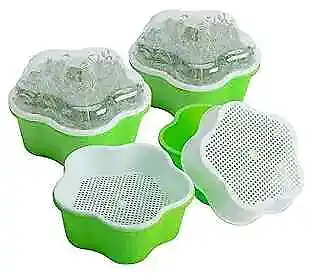  4 Pack Seed Sprouter Tray - Nursery Tray Seed Germination Propagation Trays  • $28.60