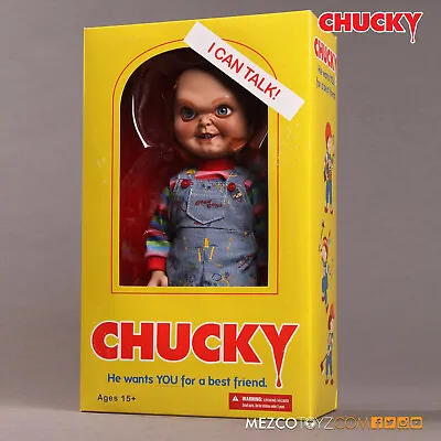 Child's Play - Chucky 15  Good Guy Action Figure With Sound Sneering Mezco NEW • $149.95