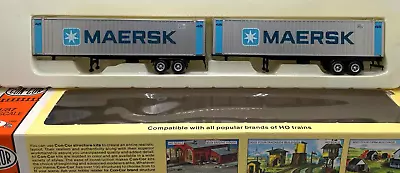 Ho Con-cor 0004-008452 45 Ft Ribbed Side Sea Containers With Chassis (2) Maersk • $49.99