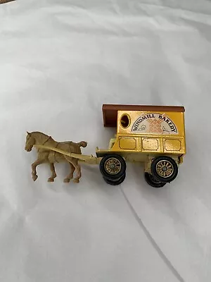 Vtg Lliado Days Gone By Miniature Horse-drawn Cart Windmill Bakery England • $18