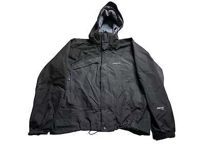 Patagonia Gortex Primo Hooded Jacket Sz Medium XCR 83290 Black • $77.75