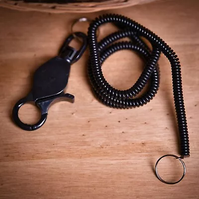 2 X Pieces Phone Elastic Spiral Spring Coil Belt Chain Lanyard  Key Ring  • £5.55