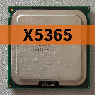 Intel Xeon X5365 SLAED Quad Cores 3.0GHz 8MB 1333MHz LGA 771 CPU Processor • $28