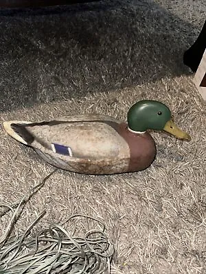 VINTAGE RARE RILEY MECHANICAL MALLARD DUCK DECOY Untested • $79.99