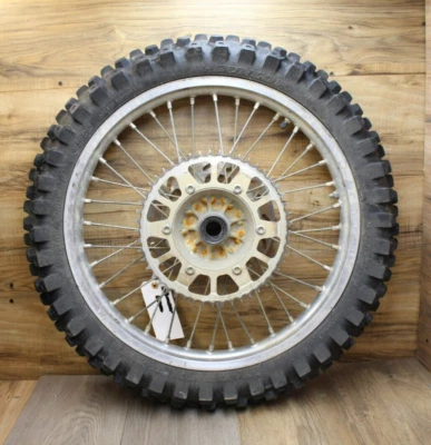$233.10 • Buy 06-08 Kawasaki KX250F OEM REAR BACK WHEEL RIM W DUNLOP TIRE 110/90-19
