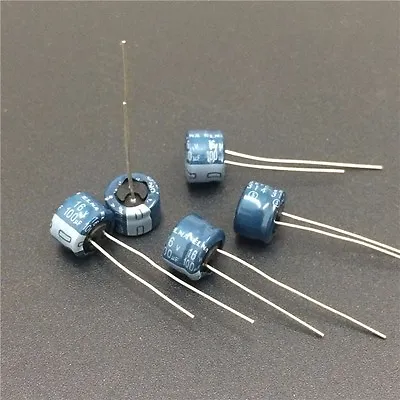 50pcs 100uF 16V 8x5mm 16V100UF Japan ELNA  Audio Capacitor Blue • $2.69