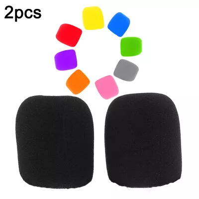 2pcs Thickened Microphone Windshield Sponge Ball Handheld Mic Foam Covers • $5.70