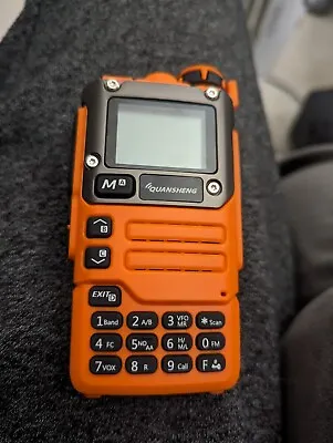 ORANGE Quansheng UV-K6 K5 8 Radio Modded 18-1300MHZ AM FM SSB AIRBAND UK SELLER • £42.99