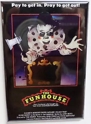 Funhouse Movie Poster 2  X 3  Refrigerator Locker MAGNET • $6.95