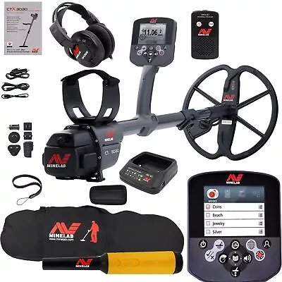 Minelab CTX 3030 Ultimate Waterproof Metal Detector With Pro Find 35 Carry Bag • $2152.99